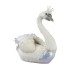 Glitter White Swan - 50 x 42 x24cm