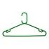 Green Rainbow Plastic Clothes Hangers - 42cm