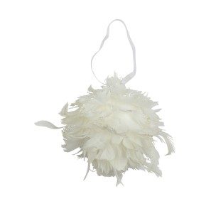 Feather Bauble - White - 20cm