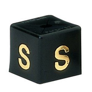 Gold on Black Unisex Size Cubes